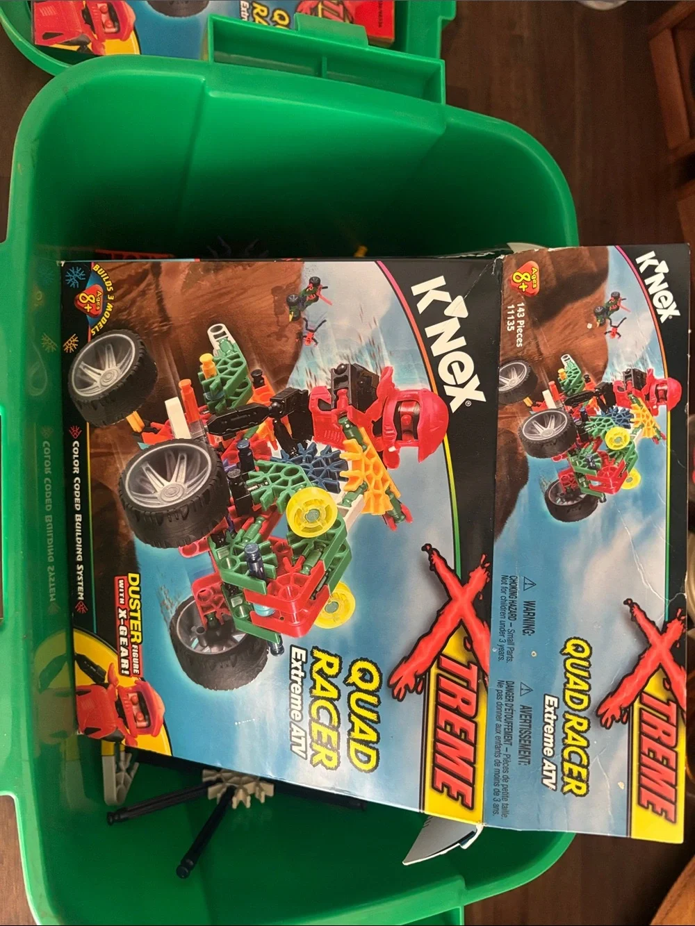 Kinex Kids Construction Building Set with Red Figure - Multi-Color
